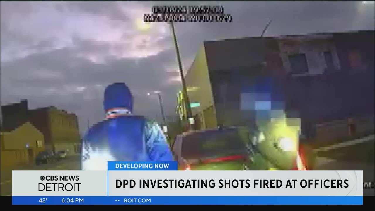 Investigators search for suspect after shots fired at Detroit police ...
