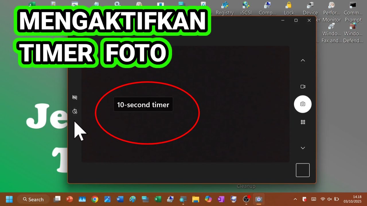 Tutorial Mengaktifkan Timer Foto di Camera Laptop Win 11 24H2 - YouTube