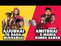 Ajjubhaitg dada squad vs amitbhaixmania squad  munnabhai romeo gamer  clash squad  highlights