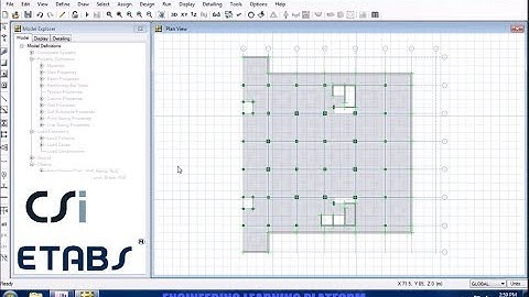 Export etabs floor to safe for design - Open Etabs model in SAFE - Etabs tutorial 13