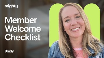 Onboarding Made Simple with Member Welcome Checklist