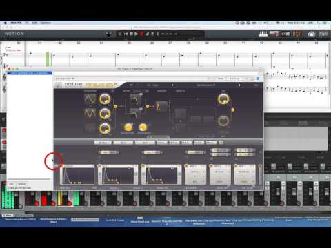 ReWire Session:  NOTION 5/64 ~ Reaper 5.18/64