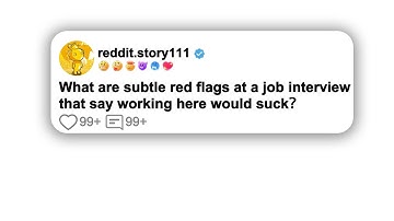 What are subtle red flags at a job interview that say working here would suck？