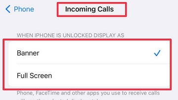 How To Set Banner & Full Screen in Incoming Calls iPhone iOS