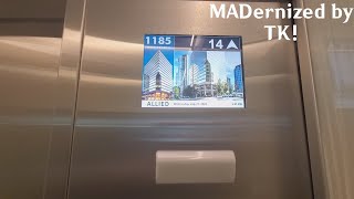 1980's Dover (mod. by TK) Traction Elevators at 1185 W Georgia St. - Vancouver BC Profile