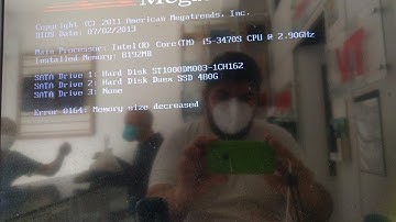 Error 0164: memory size decreased, como resolver!!! Pt. Lenovo desktop #bios #error #dicas