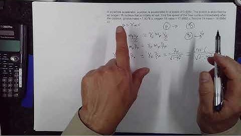 A Relativistic Collision Between a Proton and an Oxygen Nucleus