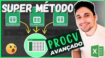 Como Pesquisar em várias planilhas com PROCV no Excel | PROCV AVANÇADO