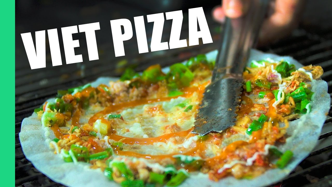 Vietnamese Pizza! (bánh tráng nướng) Street Food in Vietnam | Best Ever Food Review Show