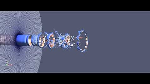 Transitional jet issuing into quiescent air - starting vortex