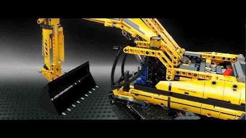LEGO 8043 www.brinquedosmania.com - Motorized Excavator.flv