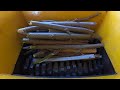 A Lot Of Sticks vs Fast Shredder Machine Amazing The sound is so satisfying!