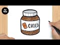 #855 How to Draw a Chocolate Jam - Easy Drawing Tutorial