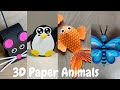 3d animal craft ideas  easy animal crafts with paper