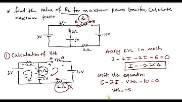 Maximum Power Transfer Theorem Example-1