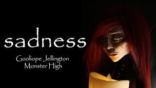 Repaint! Sadness Custom OOAK doll Apoxie Sculpt Gooliope Jellington Monster High