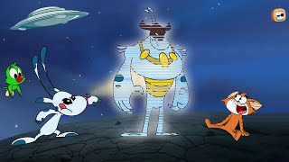 The Alien Spaceship | Cat & Keet Season 1 Compilation | Best Cartoon for Kids | Chotoonz TV