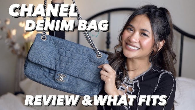 Chanel 19 Denim Flap Bag 6 Month Wear And Tear & What Fits Inside - Youtube