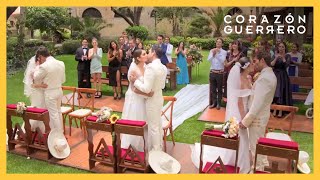 Los Guerrero se casan en una boda triple | Corazón guerrero 2/4 | C-FINAL