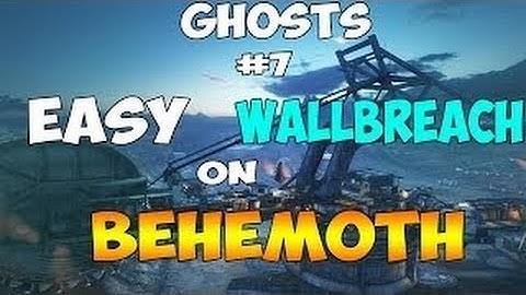 CoD Ghosts Behemoth Glitches - How To Get UNDER THE MAP On Behemoth!