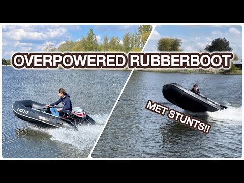 Nimarine rubberboot met 9.9 hp 40km/h (overpowered!)
