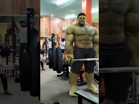😱 Hulk gym workout video 🔥 #shorts #hulkgymvideo #bodybuilding