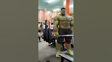 😱 Hulk gym workout video 🔥 #shorts #hulkgymvideo #bodybuilding