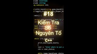 Số nguyên tố C   #codegame #laptrinh #laptrinhgame