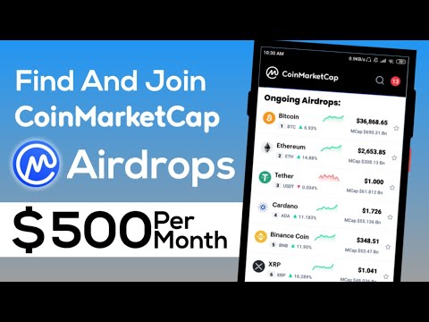 How To Find And Join CoinMarketCap Airdrops?
