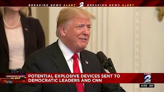 Potential explosive devices sent to democratic leaders and CNN