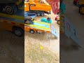 How to Transport Miniature Construction Fleet? Professional Loading! 🏗️⚙️ #shorts #car #roadrage