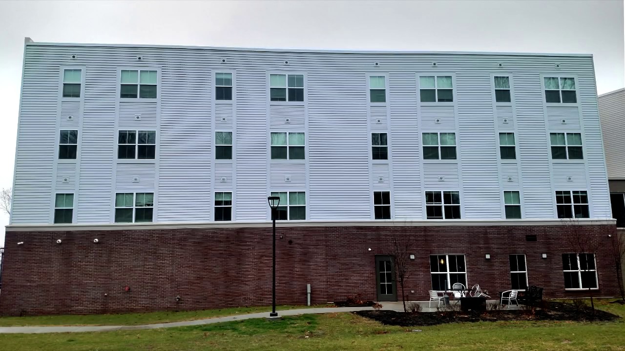 Large commercial exterior siding project