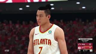 NBA 2K19 Season Mode Playoffs Game 8 Miami Heat vs Atlanta Hawks Part 1