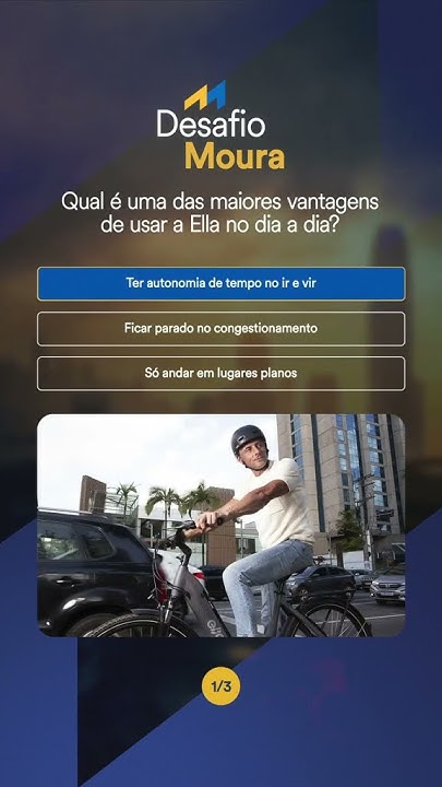 Será que você conhece mesmo os benefícios da Ella, a bicicleta elétrica da Moura?