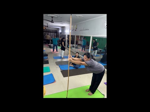 Evening Yoga session with Dr. Sandhya#yogainsipiration #fitnessmotivation