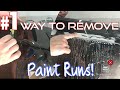 Best Way to Remove Paint Runs! | RAD18