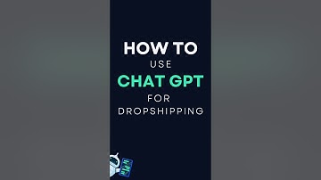 How to use CHAT GPT for dropshipping #chatgpt #fypシ #dropshipping #businessideas #sidehustle