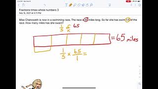 Fraction Times Whole Number 3