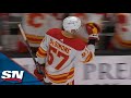 Flames&#39; Nick DeSimone Blasts Point Shot To Score First NHL Goal