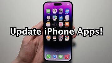 iPhone 14 - How to Update iPhone Apps!
