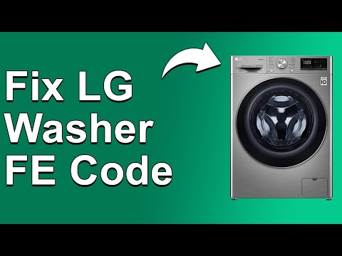 LG Washer FE Code (Water Overflow Issue - Meaning, Common Causes, And How To Fix It - Easy Fix!)