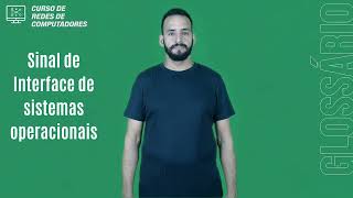 Sinal de interface de sistemas operacionais em libras