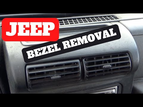 Remove Jeep Wrangler TJ Center Dash / Bezel - YouTube