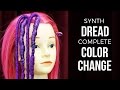 Synth Dread Installation for Complete Color Change - DoctoredLocks.com