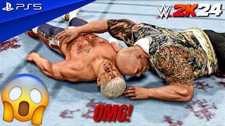 WWE 2K24 - Cody Rhodes vs. The Rock - Main Event Match at WrestleMania XL | PS5™ [4K60]