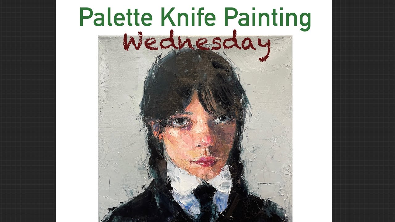 LIVE Oil Painting Session  How To Use PALETTE KNIFE For PORTRAITS 