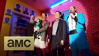 The comic book men organize and compete in a standup show at secret
stash, hosted by brian quinn. for more videos: http://goo.gl/mun02g.
a...