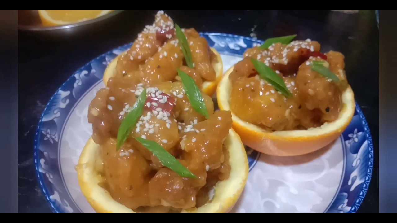 How to cook Orange chicken thigh part jefa's cuisine YouTube