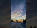 Pearl sky in Lapland, January’23 / Перламутровые облака в Лапландии, январь 2023