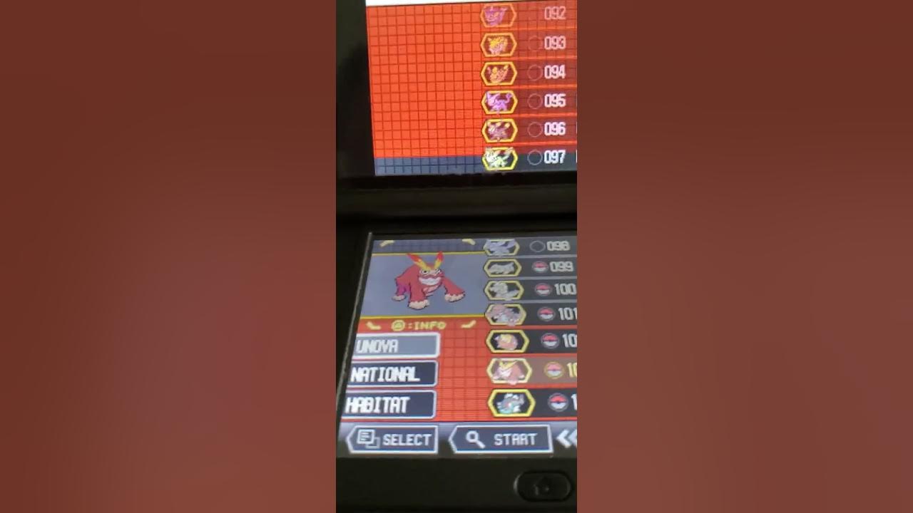 Pokemon Black 2 Unova Pokedex Completed YouTube